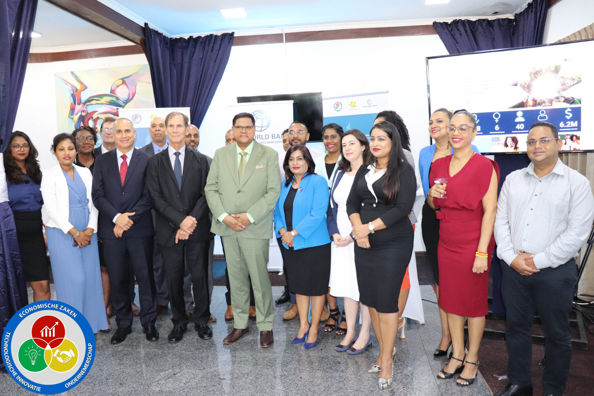Lancering surge programma door Chan Santokhi en Reshma Kuldipsingh