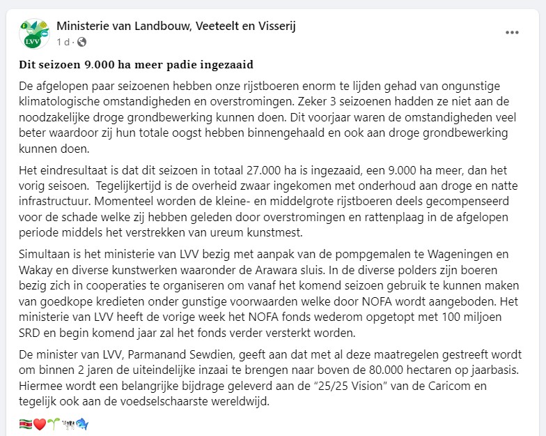 padie inzaai 2023