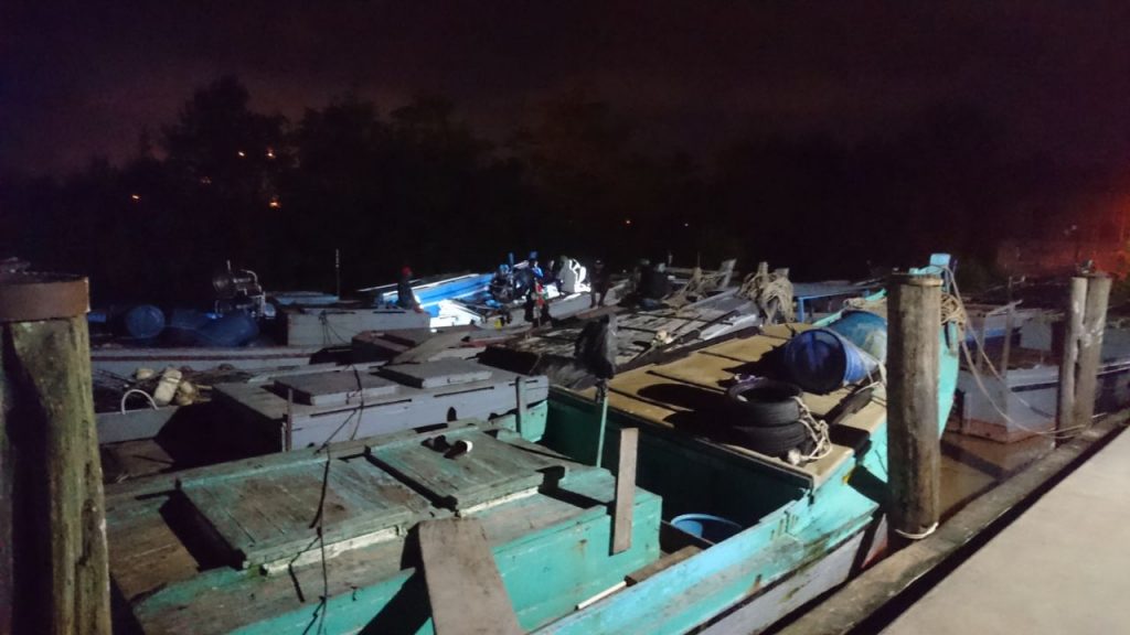 Fishing boats in Berbice