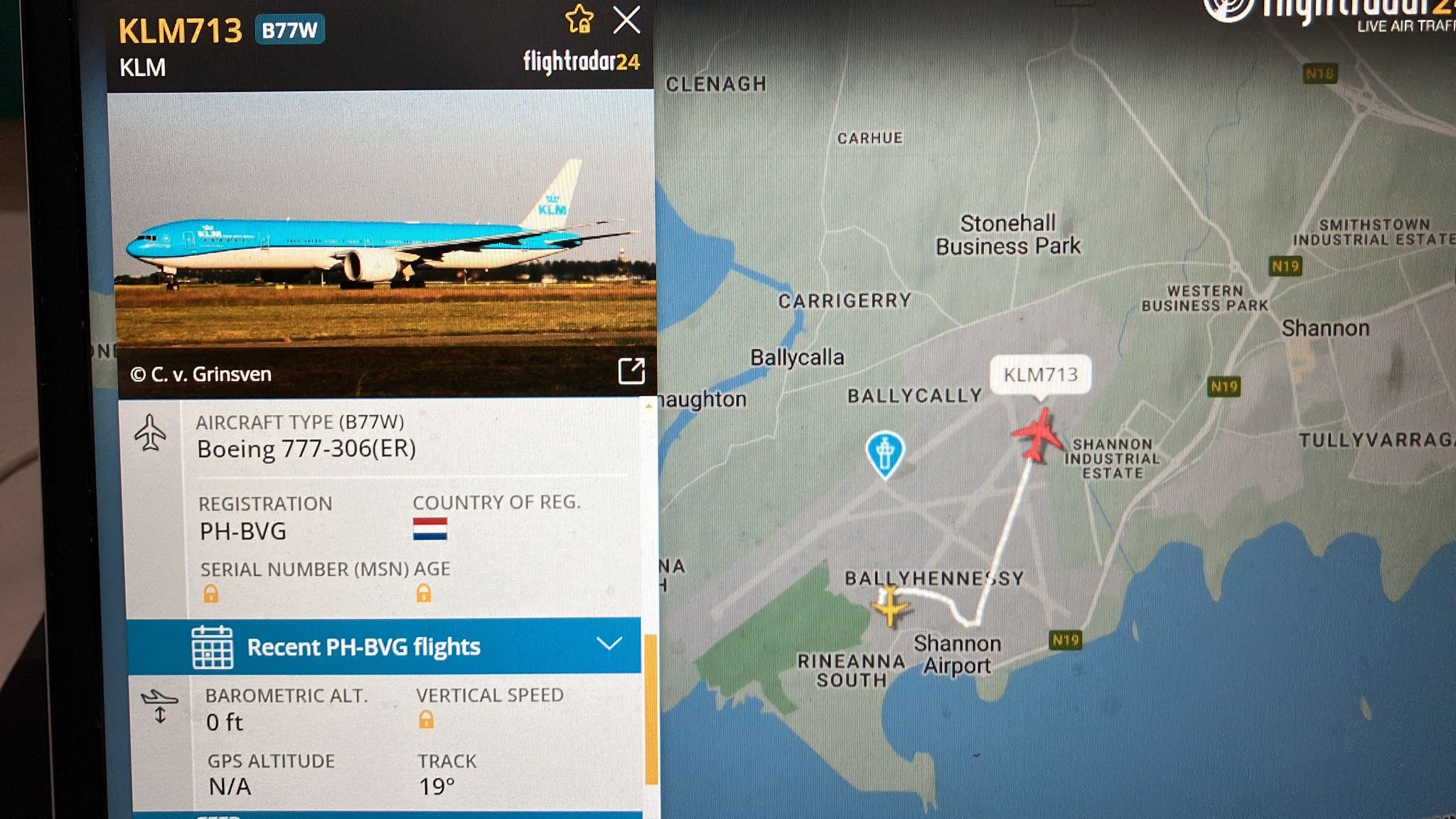 Tussenstop KLM