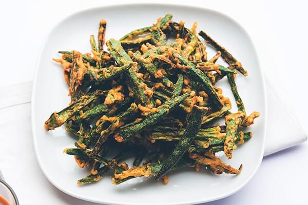 Okra-salade