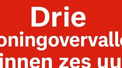 Gewapende overvallen achter elkaar in Paramaribo en Wanica