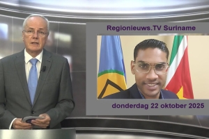 Embedded thumbnail for Regionieuws TV Suriname 23 oktober 2025 ► Deportatie VS Richano? ► FAI-SAIL-MCP bedrijfsperikelen