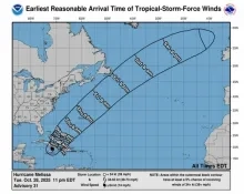 Gevaar nasleep orkaan Melissa in Jamaica, orkaan nadert Cuba