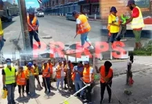 Politie en gemeenschap voor schoon centrum Paramaribo