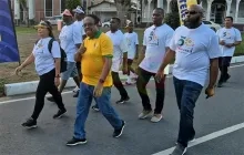 Duizenden doen mee in Srefidensi Trim- en Wandelloop: Eenheid en doorzettingsvermogen 