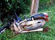 Bromfietser botst tegen EBS-mast en overlijdt