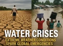 Extreme weersomstandigheden leiden wereldwijd tot watercrises