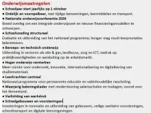 Simons belooft onderwijsvernieuwing: ordelijk schooljaar en versterking lerarenkorps