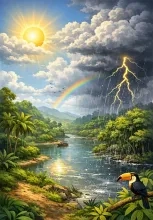 Verspreide regenbuien vooral in de middag 