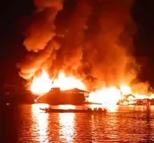 Brand verwoest meerdere panden in Antonio do Brinco