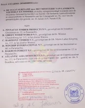 Dossier houtexport 10: Hoger beroep donderdag bij Hof van Justitie