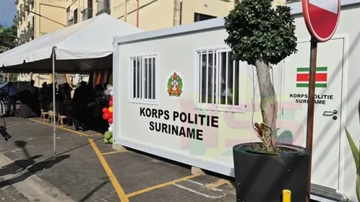 Eerste van vijf politieposten in veiligheidszone Paramaribo geopend