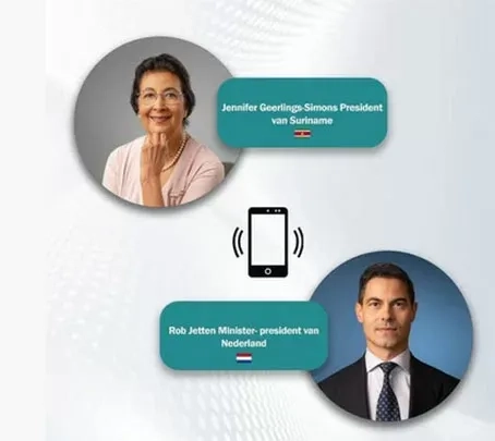 Suriname en Nederland willen samenwerking verdiepen na eerste gesprek Simons en Jetten