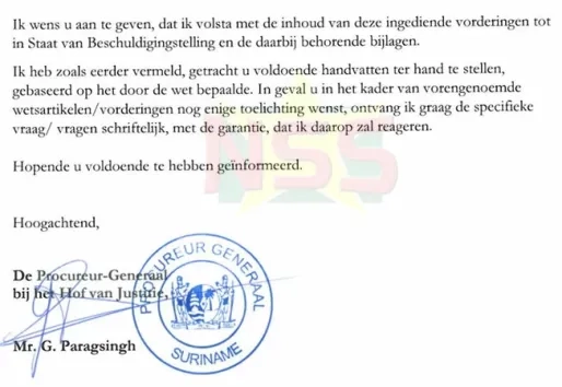 Pg wijst uitnodiging DNA-commissie af: extra toelichting alleen schriftelijk