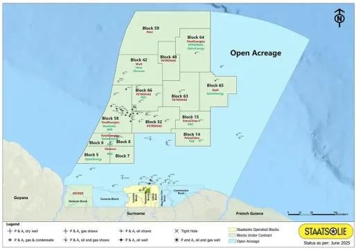 Jagesar: Bijna helft van Suriname’s offshoregebied nu onder contract