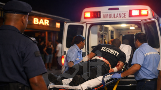 Beveiliger neergestoken na weigeren toegang bij bar