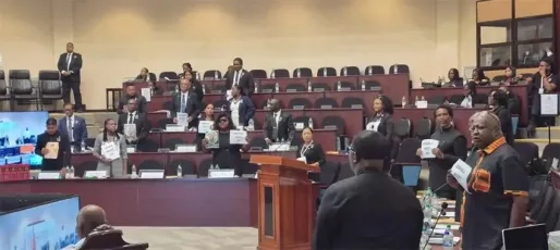 Oppositie legt Guyanees parlement stil na veerbootramp