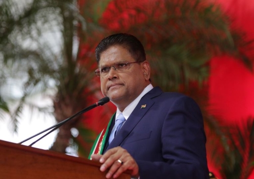 President Chan Santokhi.Beeld REUTERS President Chan Santokhi.Beeld REUTERS