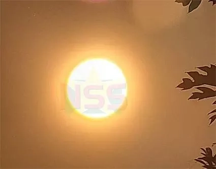 Zonnige en hete dag  