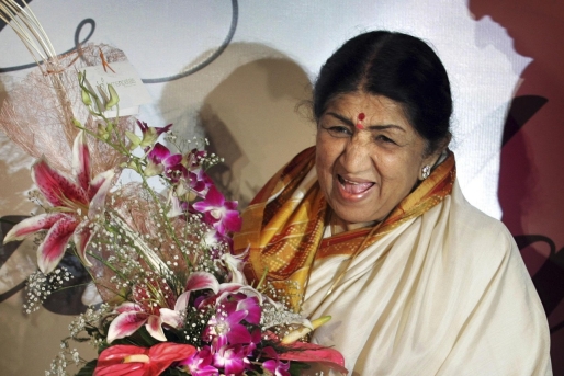 Lata Mangeshkar, bijgenaamd ‘de nachtegaal van India’ Lata Mangeshkar, bijgenaamd ‘de nachtegaal van India’