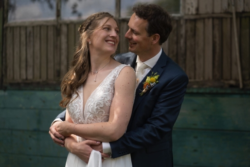 Foto: Annelies Mol | Aliene Kiewiet en Anthon Kluijfhout zijn op 14 mei 2022 getrouwd.