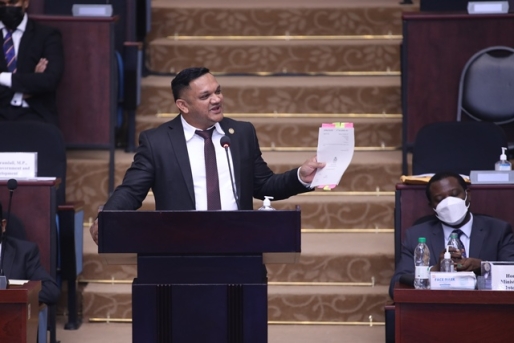 Minister of Natural Resources Vickram Bharrat Minister of Natural Resources Vickram Bharrat