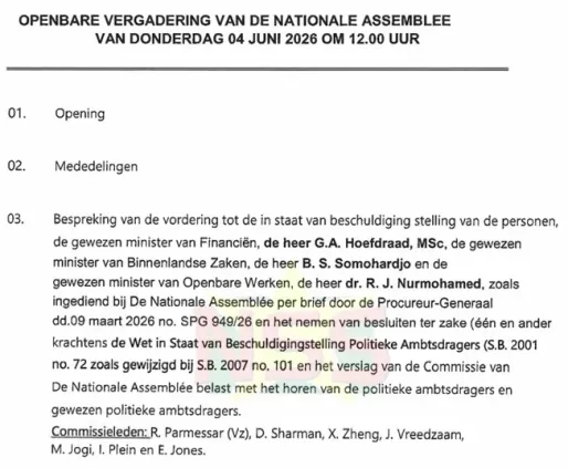 DNA bepaalt donderdag wijze van stemmen over vordering oud-bewindslieden