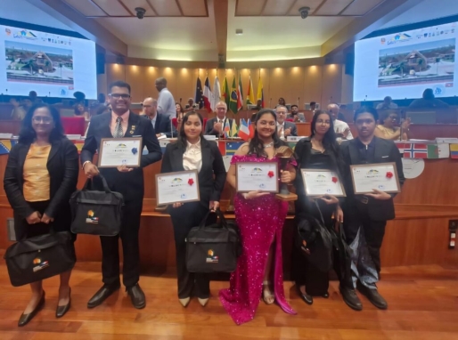 Surinaamse studenten schitteren op internationaal ontwerperspodium in Frans-Guyana