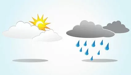 Zonnige perioden afgewisseld met regen