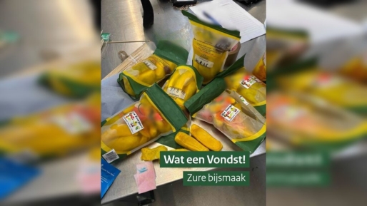 Nederlandse douane onderschept drugs verstopt in Surinaams zuurgoed