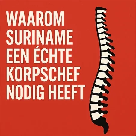 Column: Waarom Suriname een échte korpschef nodig heeft
