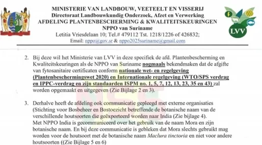 Dossier houtexport 1: Certificaat onder protest: LVV vecht rechterlijk bevel aan