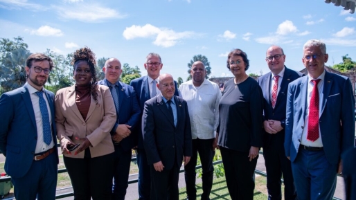 Duitse parlementaire delegatie onderzoekt investeringskansen in Suriname