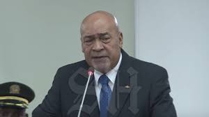 President Desi Bouterse tijdens de begrotingsbehandeling. Foto: Suriname Herald President Desi Bouterse tijdens de begrotingsbehandeling. Foto: Suriname Herald