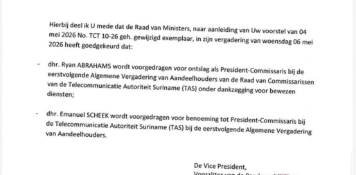 Volgens RvM-document was ontslag Ryan Abrahams al op 6 mei goedgekeurd