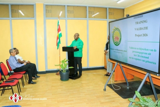 Minister Bee geeft startsein voor Training Validatie Project 2026