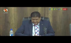 Embedded thumbnail for VERKLARING PRESIDENT Z.E. CHAN SANTOKHI DEMONSTRATIE EN AANVAL OP DEMOCRATIE 17 FEB 2023