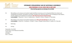 Embedded thumbnail for Deel 2 OPENBARE VERGADERING VAN DE NATIONALE ASSEMBLEE VAN DINSDAG 19 JULI 2022