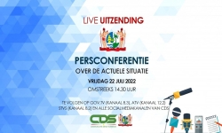 Embedded thumbnail for PERSCONFERENTIE OVER DE ACTUELE SITUATIE 22-07-2022